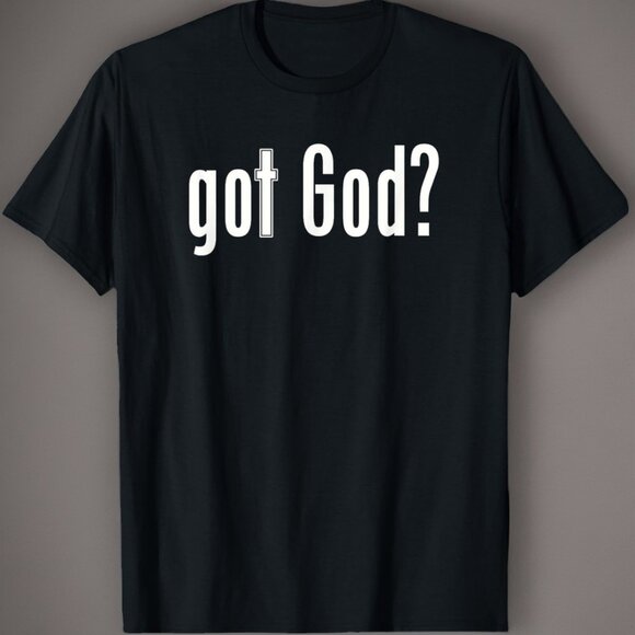 y2k black shirt got god?shirt - Picture 1 of 1